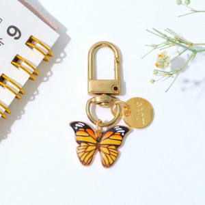 Cute Enamel Butterfly Keychain | Unique Gift for Her | 1001Bees