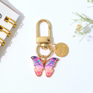 Cute Enamel Butterfly Keychain | Unique Gift for Her | 1001Bees