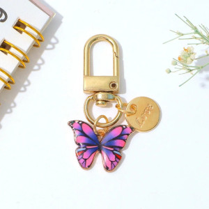 Cute Enamel Butterfly Keychain | Unique Gift for Her | 1001Bees
