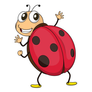 Cute Dancing Ladybug Sticker | Funny Vinyl Decal for Laptops