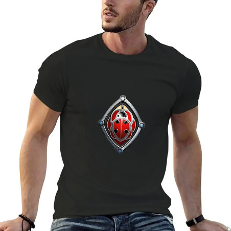 Men's Ladybug T-Shirt 'Protective Crest' | Unique Gift Tee