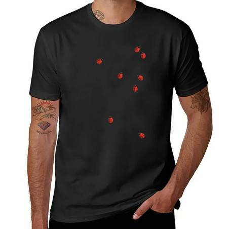 Men's Ladybug T-Shirt 'Natural Luck' | Cute & Modern Tee