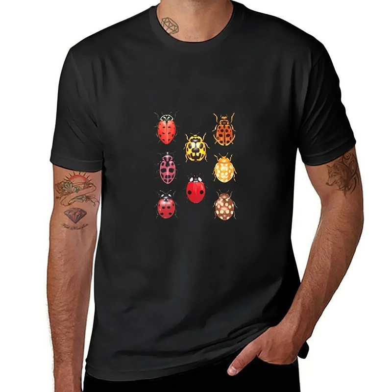 Men's Ladybug T-Shirt | Cute Nature Collection Graphic Tee