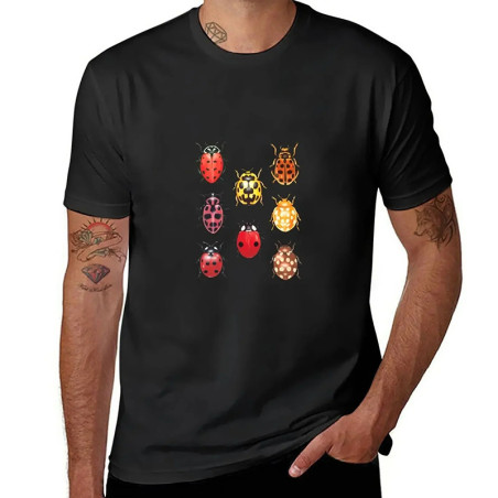 Men's Ladybug T-Shirt | Cute Nature Collection Graphic Tee