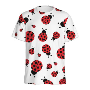 Cute "Pop Red" Ladybug T-Shirt | Unique Nature Lover Gift