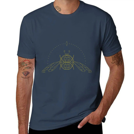 Unique Sacred Geometry Ladybug Tee | Spiritual Gift Idea