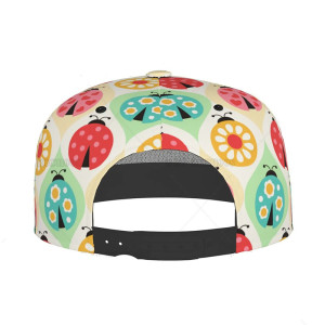 Cute Ladybug "Playful Garden" Cap – Unique Summer Sun Hat