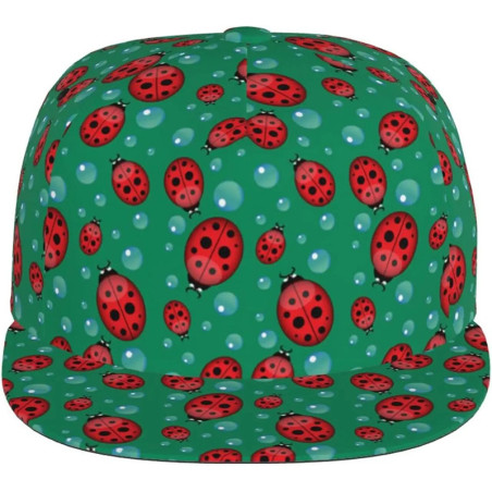 Cute Ladybug Orchard Cap | Unique Nature-Themed Hat for Women