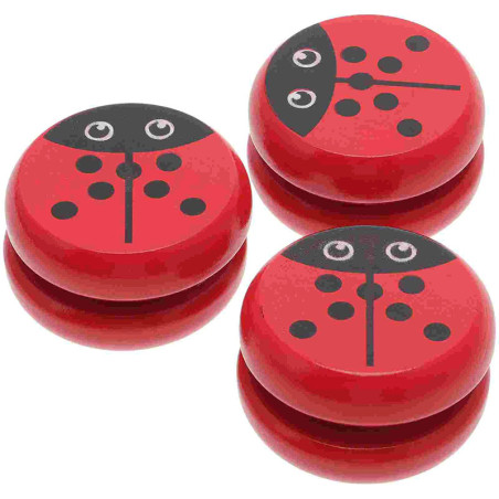 Beginner's Bamboo Ladybug Yo-Yo | Cute Eco-Friendly Toy Gift