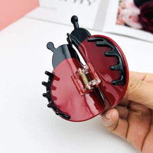 Cute Ladybug Hair Clip | Unique Cellulose Acetate Hair Claw