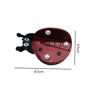 Cute Ladybug Hair Clip | Unique Cellulose Acetate Hair Claw