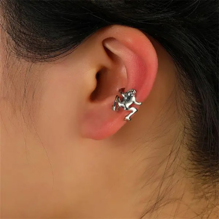 Cute Royal Frog Earrings | Unique Gold Jewelry Gift for Women