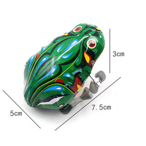 Wind-Up Jumping Frog | Cute Vintage Toy & Funny Gift Idea