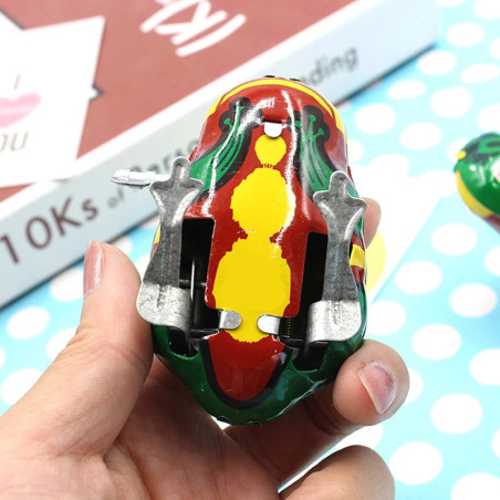 Wind-Up Jumping Frog | Cute Vintage Toy & Funny Gift Idea