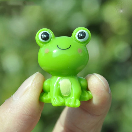 Cute Mini Frog Figurines | Unique Resin Decor Gift Idea