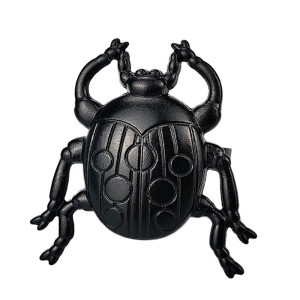 Elegant Scarab Beetle Napkin Rings - Set of 6