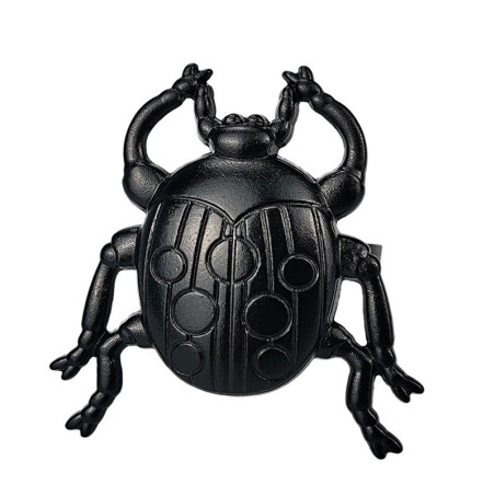 Elegant Scarab Beetle Napkin Rings - Set of 6