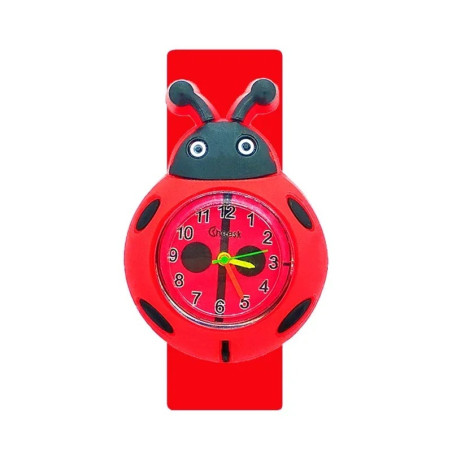 Cute 3D Ladybug Watch for Kids