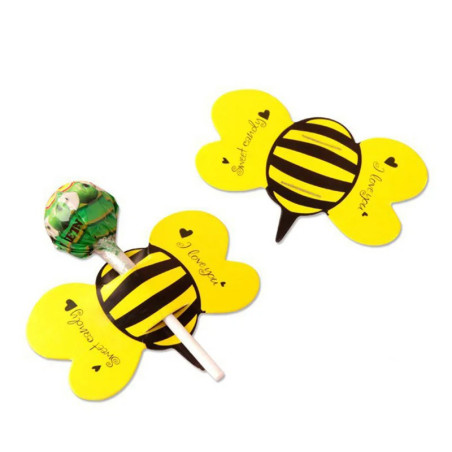 Cute Bee Candy & Lollipop Holders | Party Favor Gift Idea