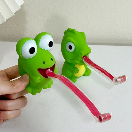 Croak Surprise Frog! - Funny Rolling Tongue Toy