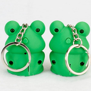 Funny Light-Up Croaking Frog Keychain | Cute Gift Idea