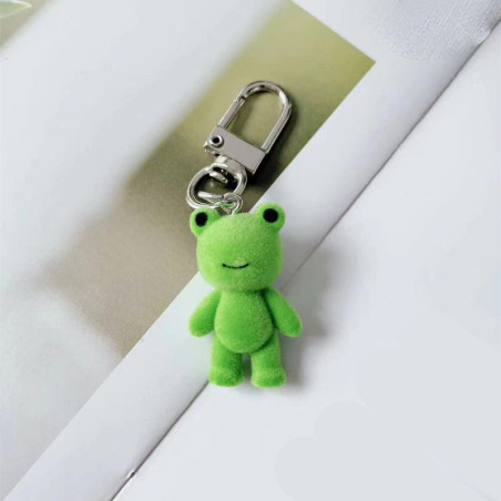 Cute Velvet Frog Keychain - A Unique Gift Idea | 1001Bees