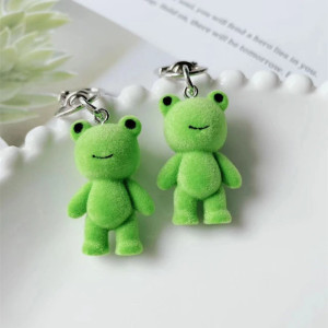 Cute Velvet Frog Keychain - A Unique Gift Idea | 1001Bees
