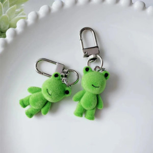Cute Velvet Frog Keychain - A Unique Gift Idea | 1001Bees