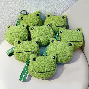 Zen Frog Plush Keychain | Cute & Minimalist Gift Idea
