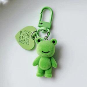 "Cuddly Smile" Frog Keychain – Cute & Soothing Mini Plush Gift