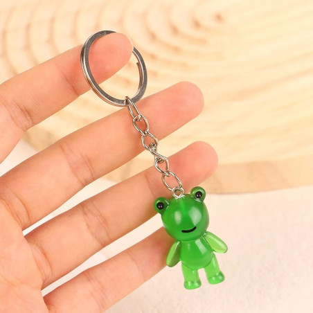 Luminous Frog Keychain - Glow in the Dark!