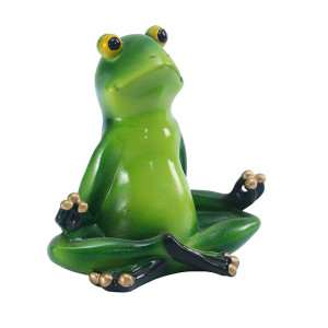 Yoga Frog Resin Figurine | 3 Unique Poses | Funny Zen Gift