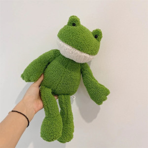 Cozy Green Frog Plush "Verdant Cuddle"