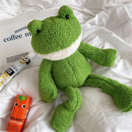 Cute Cuddly Frog Plush | Soft & Fluffy | Unique Gift Idea
