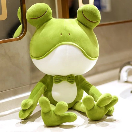 Gentleman Frog Plush | Soft & Elegant | Unique Cute Gift Idea