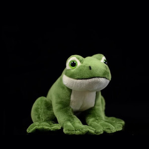 Curious Gaze Frog Plush Toy