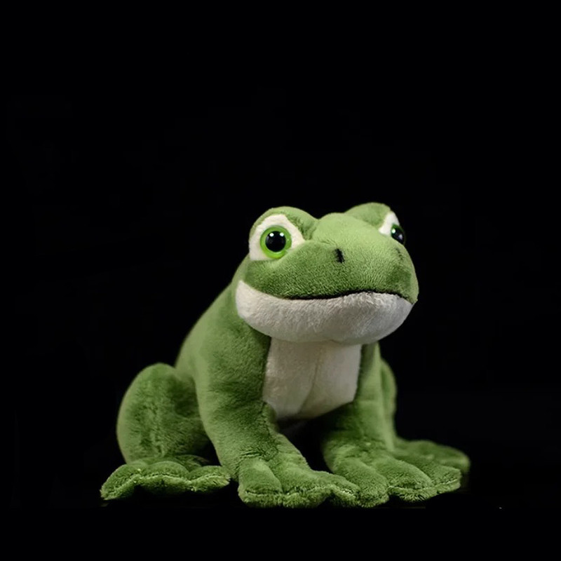Curious Gaze Frog Plush Toy