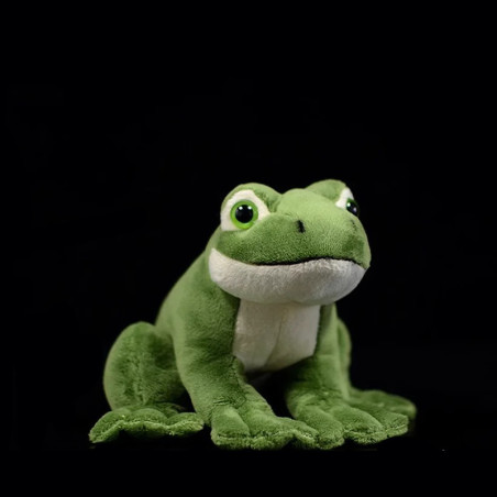 Curious Gaze Frog Plush Toy
