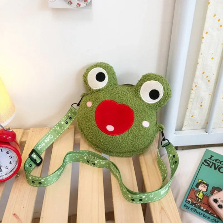 "Heart Smile" Frog Plush Bag – Cute & Unique Gift Idea