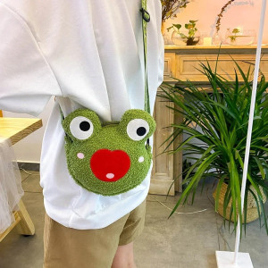 "Heart Smile" Cute Frog Plush Bag