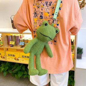Cute Full-Body Plush Frog Bag