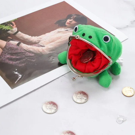Funny Frog Coin Purse with Big Mouth