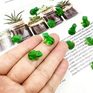 Cute Miniature Resin Frogs - Set of 5 or 10 Pieces!