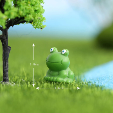 Cute Mini Resin Frogs – Set of 50/100 for DIY & Garden Decor