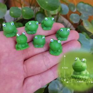 Cute Miniature Resin Frogs - Bulk Set of 50 to 800 Pieces!