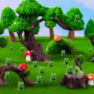 Cute Miniature Resin Frogs | 50-800 Pcs | DIY Craft Gift