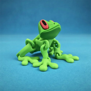Cute 3D Printed Magnetic Frog - Articulated Fidget Figurine | 2 Unique Versions