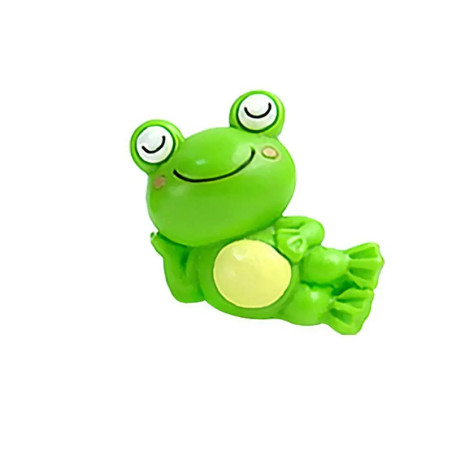 Kawaii Mini Resin Frogs – Set of 4 Cute Decor Figurines