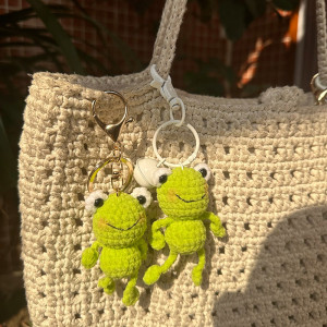 Cute Handmade Frog Keychain - Unique Gift Idea - 3 Styles!