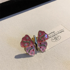 Sparkling Reeds Butterfly Ring